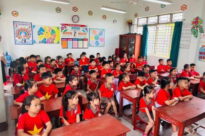 HOẠT ĐỘNG THAM QUAN TRẢI NGHIỆM TRƯỜNG TIỂU HỌC PHAN VĂN ĐƯỜNG – BƯỚC ĐỆM VỮNG CHẮC CHO TRẺ 5-6 TUỔI TRƯỚC KHI VÀO LỚP 1